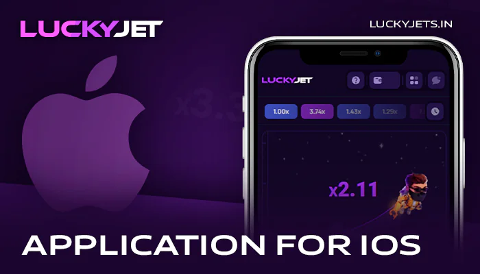 iOS 1Win mobile app for playing Lucky Jet