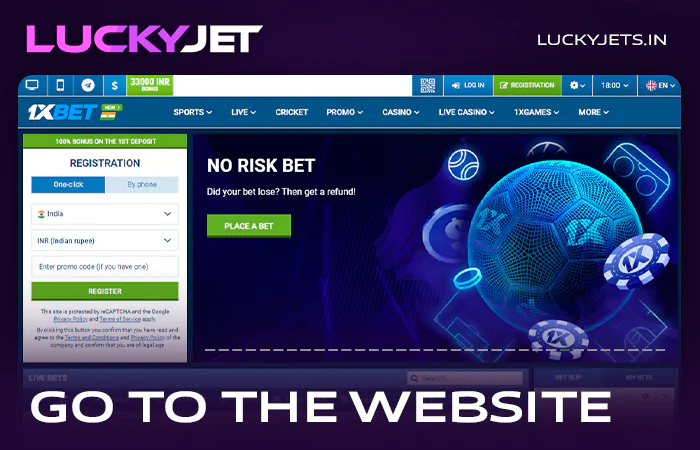 Visit 1xbet online casino to play Lucky Jet
