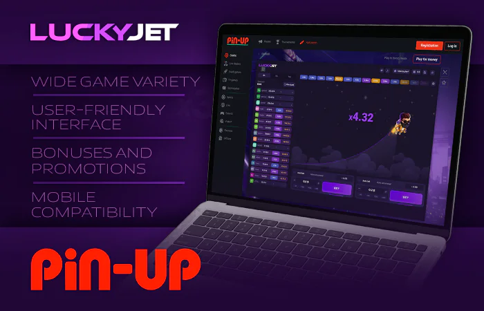 Lucky Jet in online casino PinUp - play in demo mode