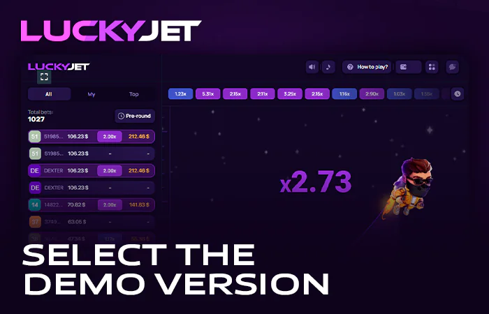 Start playing Lucky Jet demo