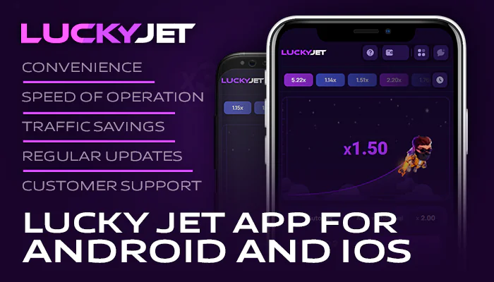 App for playing Lucky Jet on ios and android