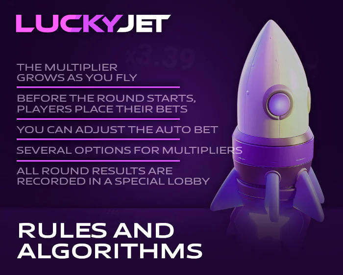 Algorithms and rules for the Lucky Jet game