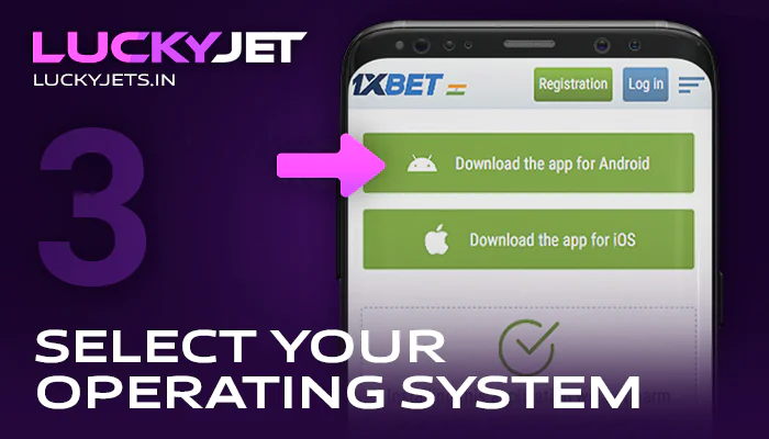 Choose Lucky Jet android app at online casino