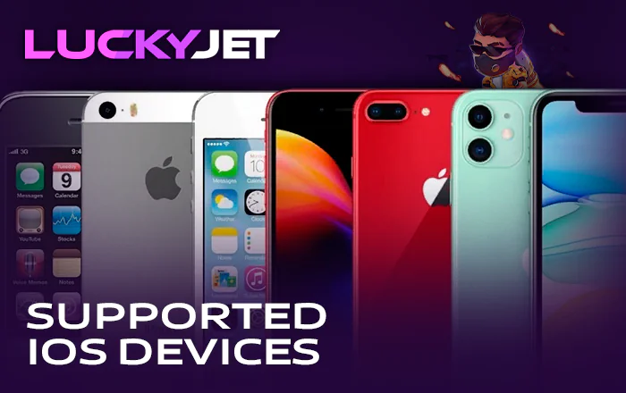 On which ios devices can play the Lucky Jet app