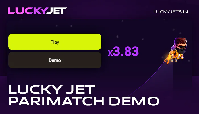 Lucky Jet demo mode at Parimatch online casino