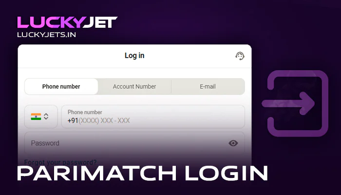 How to log in to Parimatch to play Lucky Jet