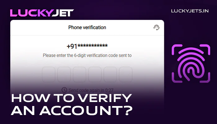 Confirm your identity with Parimatch to play Lucky Jet