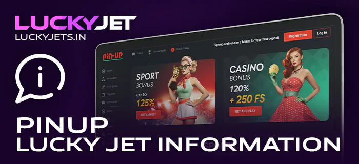 General information about PinUp online casino with Lucky Jet