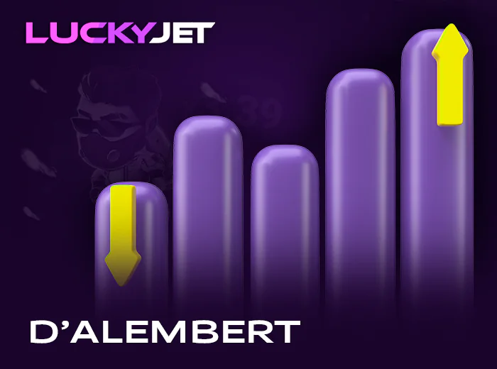 How to play Lucky Jet by D'Alembert strategy
