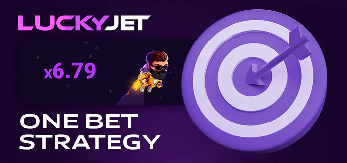 About the one bet strategy in the Lucky Jet crash game