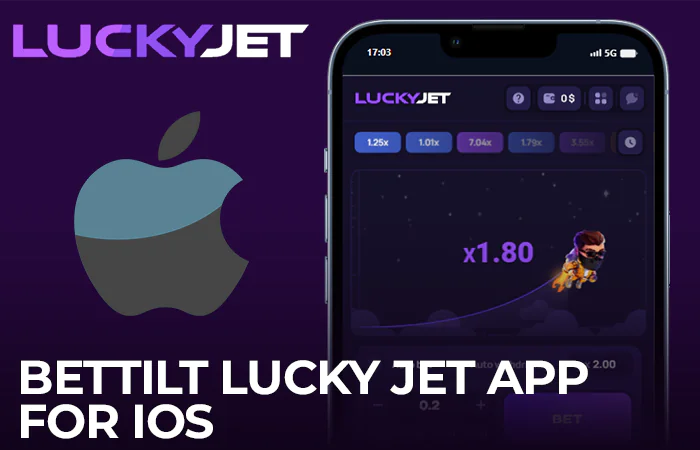 iOS Bettilt mobile app for playing Lucky Jet