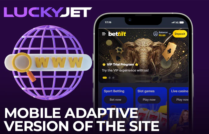 Play Lucky Jet on Bettilt via adaptive version