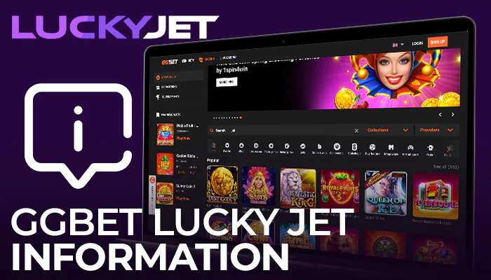 Information about GGBet online casino with Lucky Jet crash game