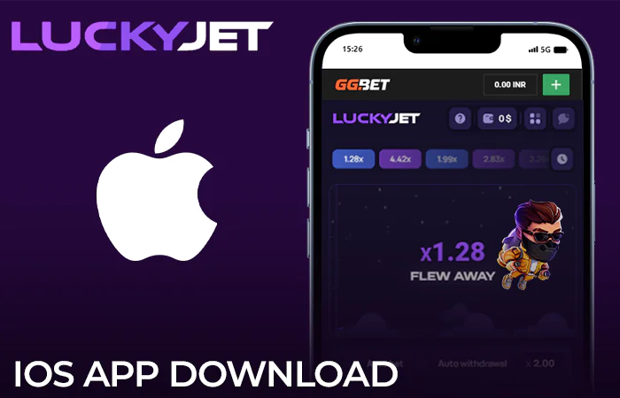 iOS GGBet mobile app for playing Lucky Jet