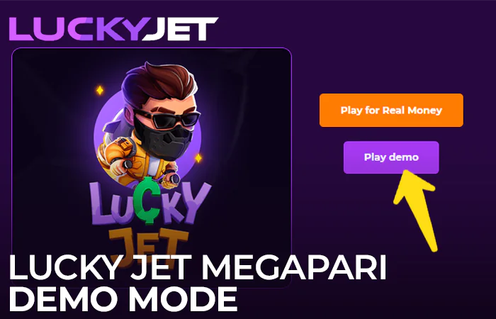 Demo game in Lucky Jet on Megapari site