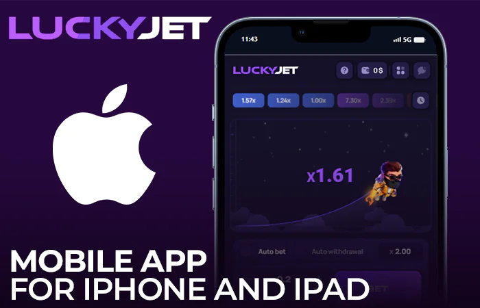 iOS Megapari mobile app for playing Lucky Jet