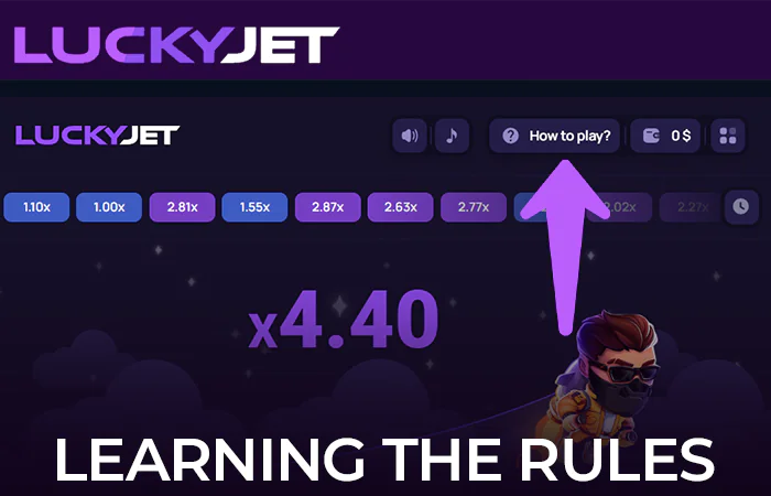 View the game to understand how to play Lucky Jet at Melbet