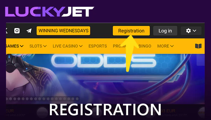 Register at Melbet to play Lucky Jet