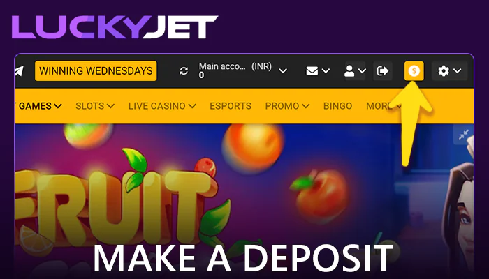Fund your account on Melbet casino to play Lucky Jet