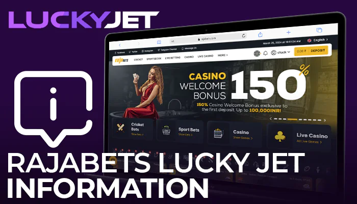 Information about Rajabets online casino with Lucky Jet crash game