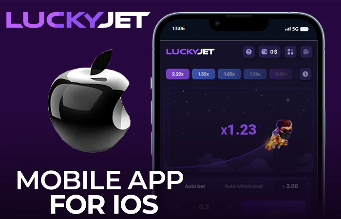 iOS Rajabets mobile app for playing Lucky Jet