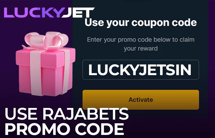 Activate Rajabets promo code to play at Lucky Jet