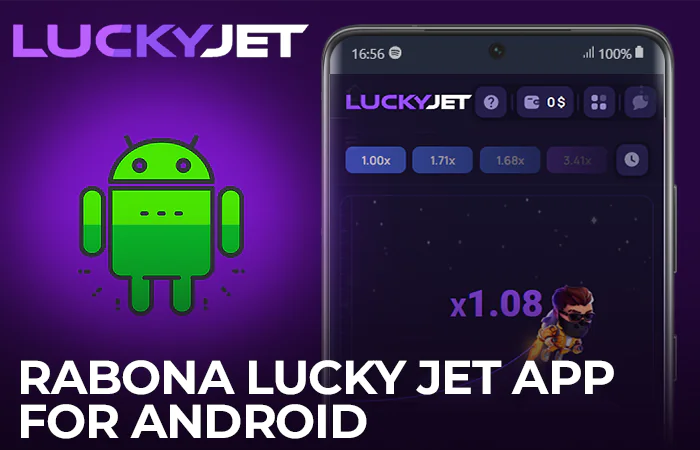 Rabona mobile app for playing Lucky Jet on android