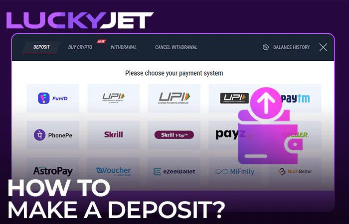 How to top up Rabona account for Lucky Jet
