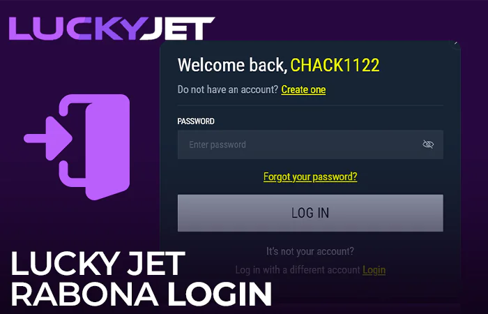 Authorization at Rabona online casino to play Lucky Jet