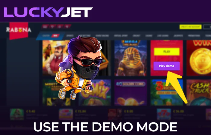 Try Lucky Jet demo mode at Rabona