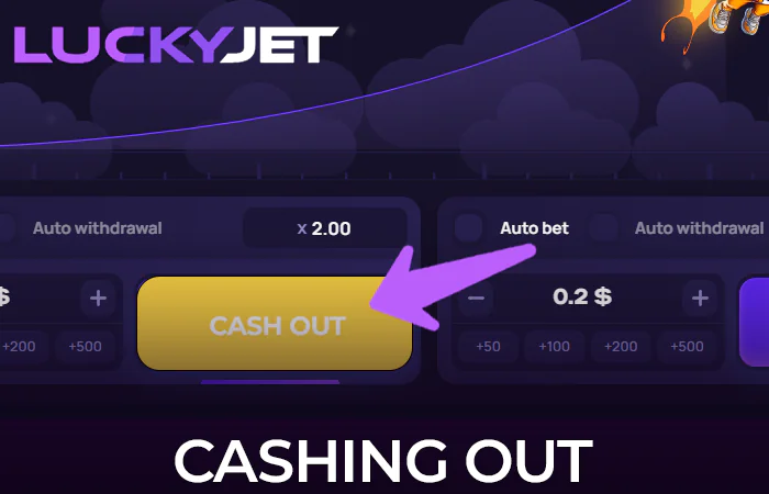 Cash out before the end of the round in the Lucky Jet game on Rabona website
