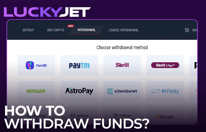 How to withdraw money from Rabota after winning at Lucky Jet