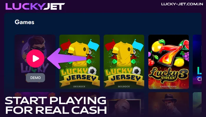 Play Lucky Jet at BlueChip casino for real money