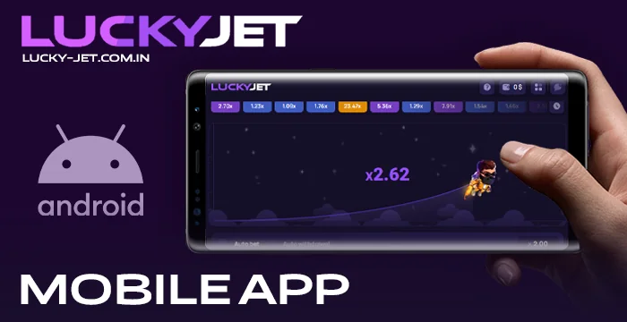 Play Lucky Jet game at BlueChip mobile app