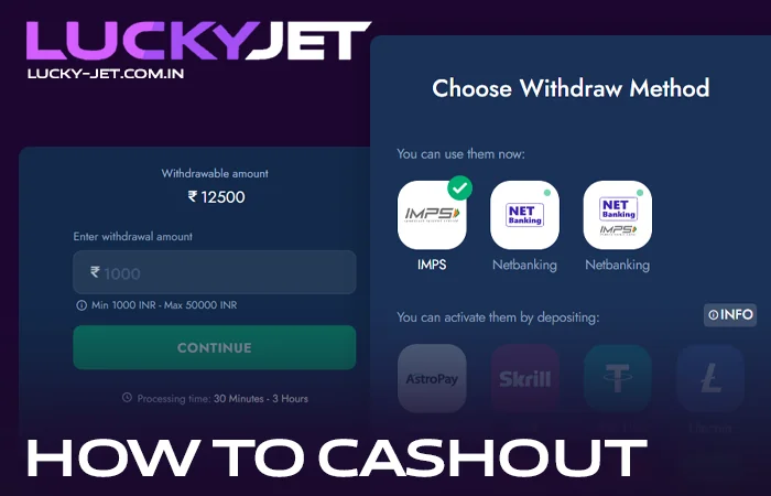 Instruction on how to withdrawal money from BlueChip